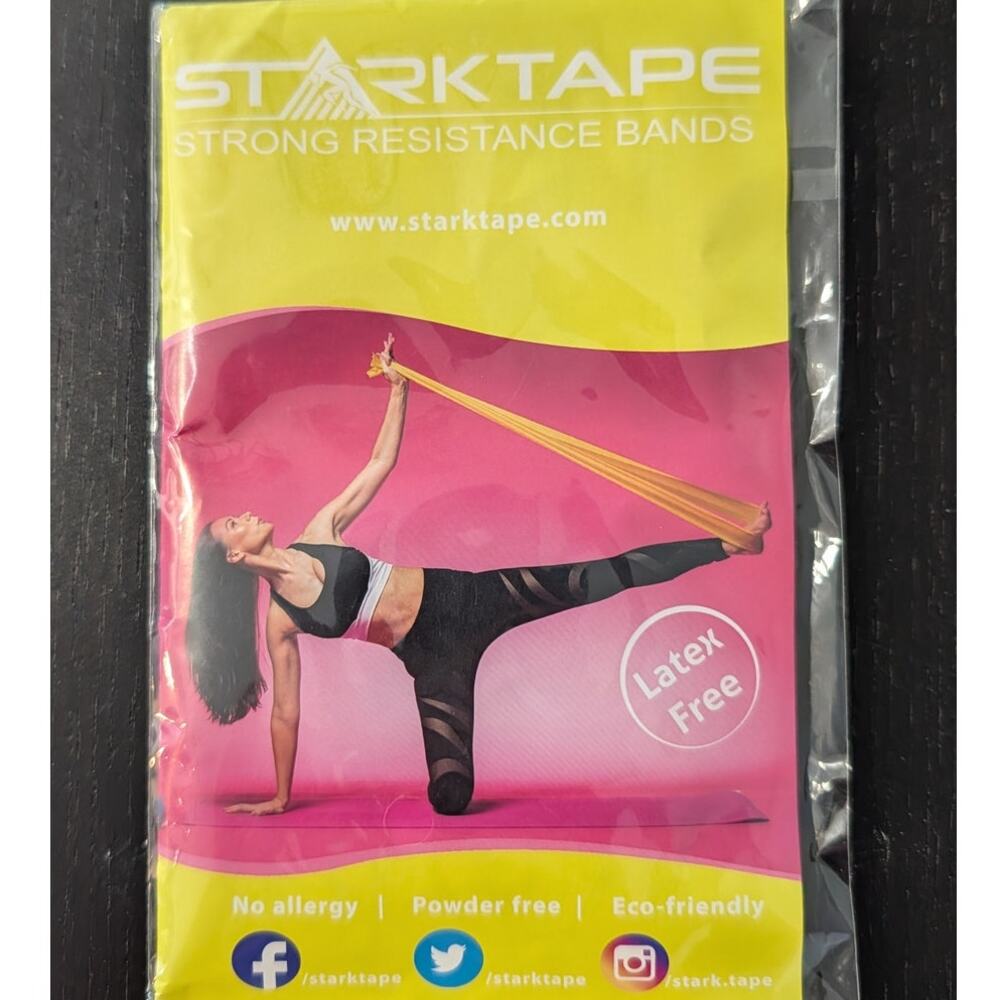 Starktape Resistance Bands Set X-Light Light 5-15 lb Latex Free New - Picture 3 of 4